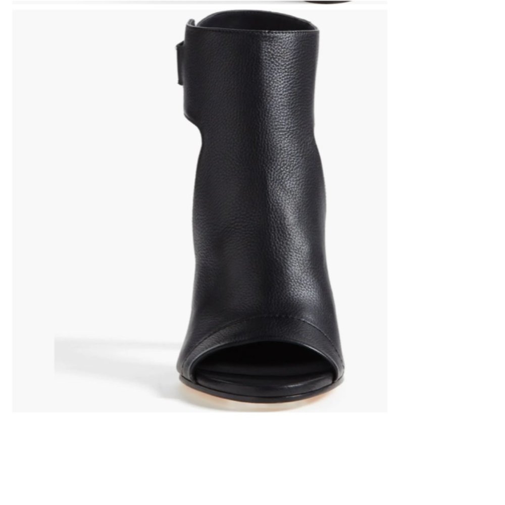 Vince Addie Open-Toe Bootie Block Heel Sandals Bl… - image 4